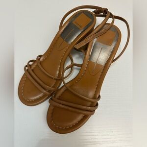 Dolce Vita Tan Strappy Sandals Heels